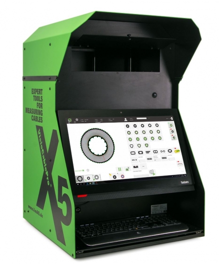 ケーブル断面厚み測定器 VCPX5 + VELOX ソフトウエア